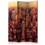 Voir la diapositive 1 : Paris Prix Paravent 3 Volets  Bird Eye View of Manhattan, New York  135x172cm