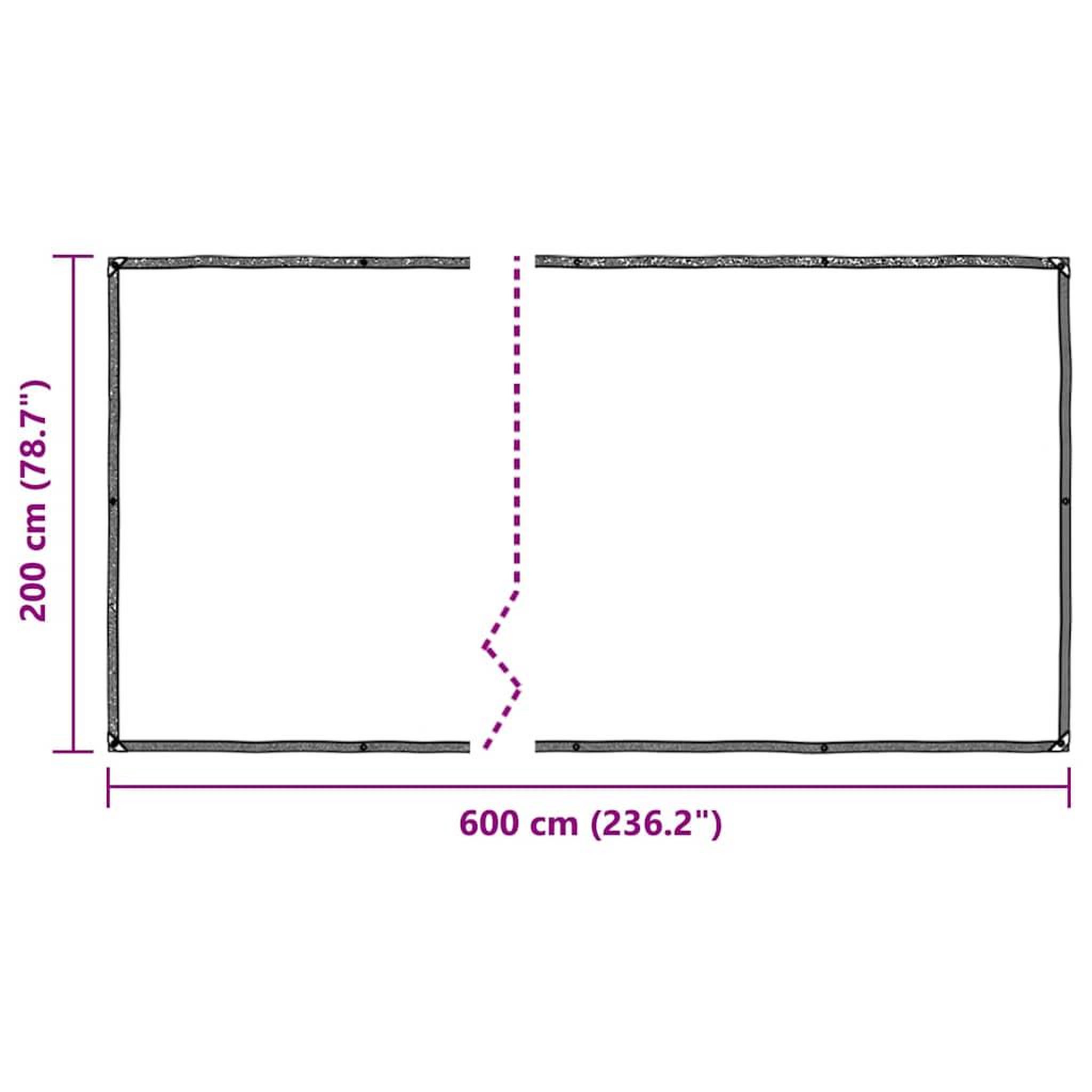 Voir la diapositive 6 : VIDAXL Housse de protection plantes avec œillets 2x6 m polyethylene