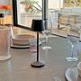 Voir la diapositive 3 : Lumisky Lampe de table sans fil EMILY Noir Aluminium H25cm