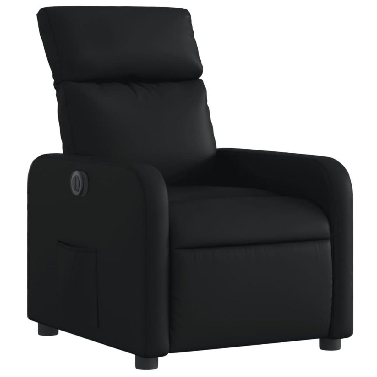 VIDAXL Fauteuil inclinable electrique Noir Similicuir