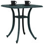 Voir la diapositive 4 : VIDAXL Table de jardin vert 53x53x53 cm aluminium coule