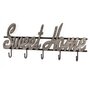 Voir la diapositive 1 : Paris Prix Patère Murale 5 Crochets  Sweet Home  60cm Argent