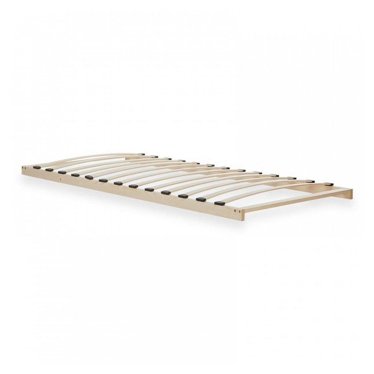 HomeStyle4U Sommier à lattes 90x200 en bois pin massif lit simple