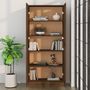 Voir la diapositive 3 : VIDAXL Armoire a livres Chene marron 82,5x30,5x185,5cm Bois ingenierie
