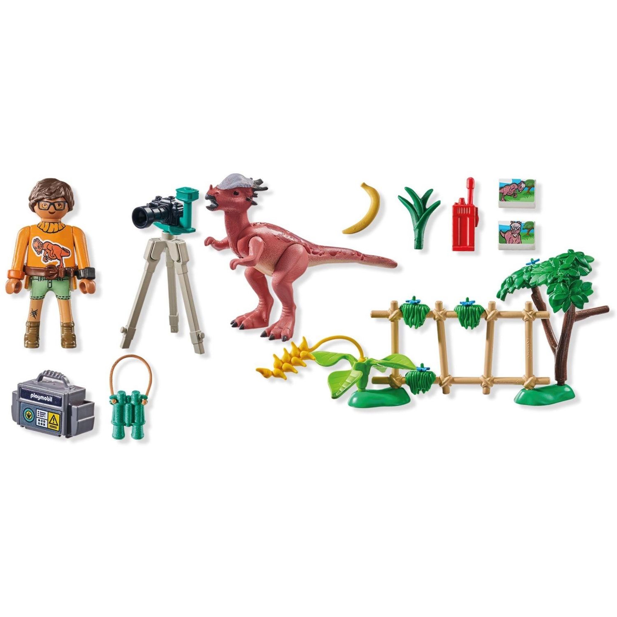 Voir la diapositive 4 : PLAYMOBIL Stygimoloch avec chercheur, matériel d'observation