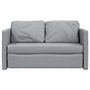 Voir la diapositive 5 : VIDAXL Canape-lit 2 en 1 gris clair 112x174x55 cm tissu