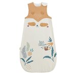 Petit Béguin Gigoteuse d'été en gaze de coton Baroudeur. Coloris disponibles : Beige