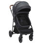 Voir la diapositive 3 : VIDAXL Poussette pour bebe 2-en-1 Anthracite et noir Acier
