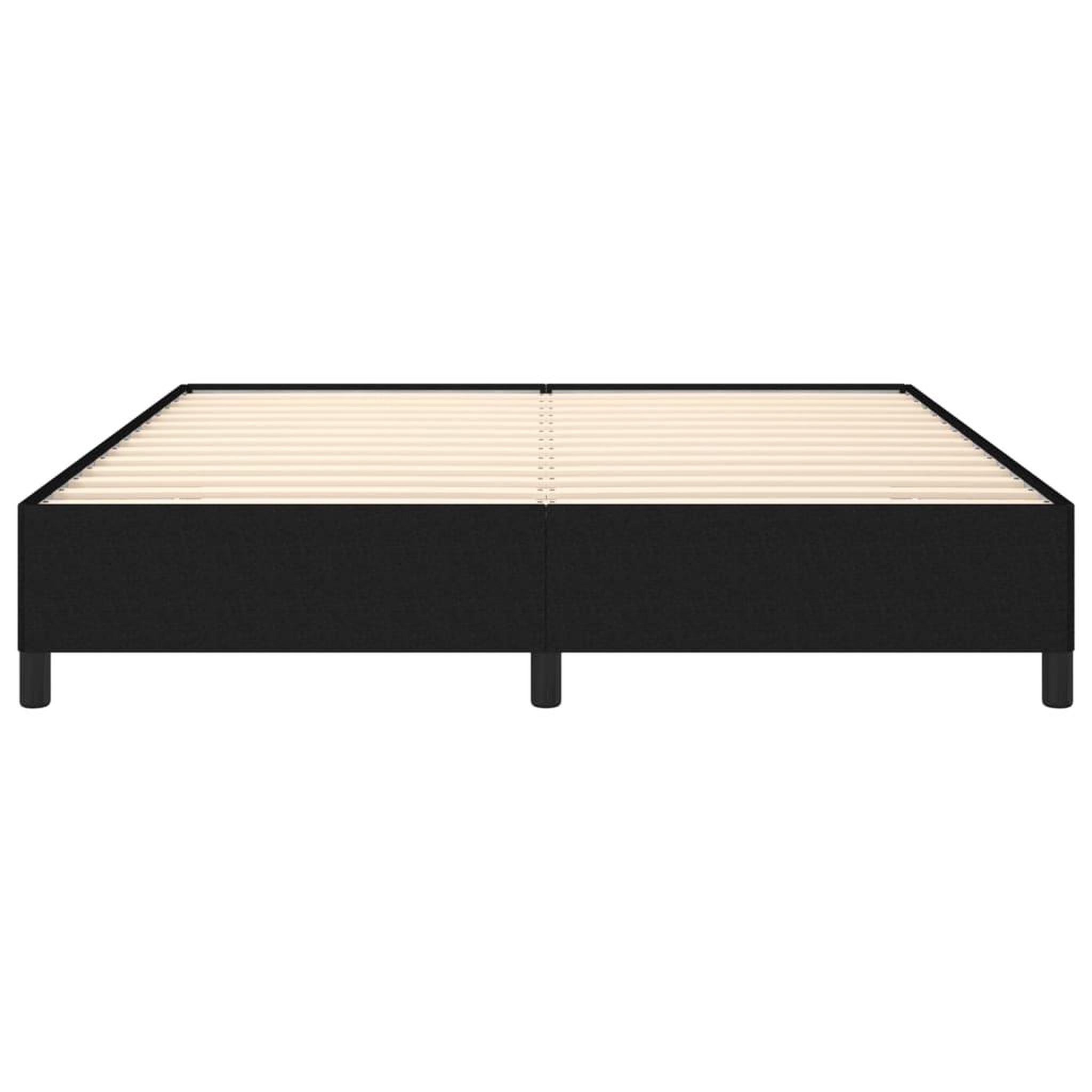 Voir la diapositive 5 : VIDAXL Cadre de lit sans matelas noir 180x200 cm tissu