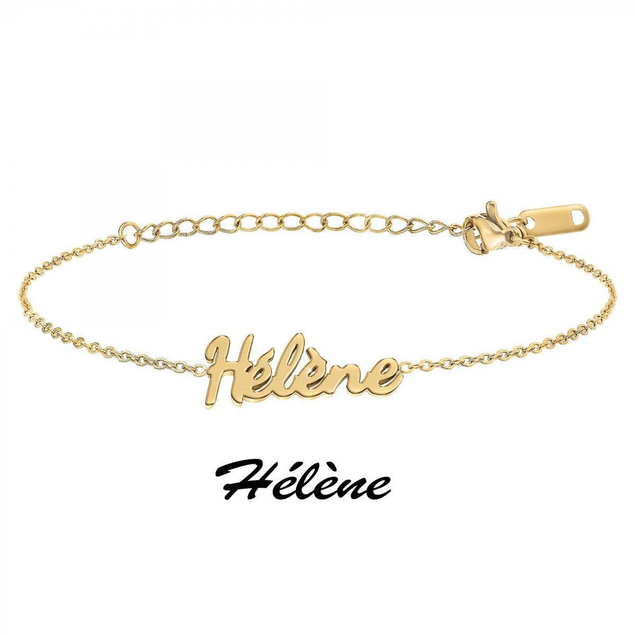 Voir la diapositive 3 : SC CRYSTAL Hélène - Bracelet prénom Helene