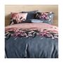 Voir la diapositive 2 : ATELIER DU COTON Housse de couette 240x220 FLORA + 2 taies coton 57 fils