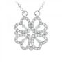 Voir la diapositive 1 : SC CRYSTAL Collier trèfle SC Crystal orné de Cristaux scintillants