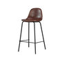 Voir la diapositive 1 : Rendez vous déco Chaise pour îlot central 65 cm en cuir synthétique marron-Henrik