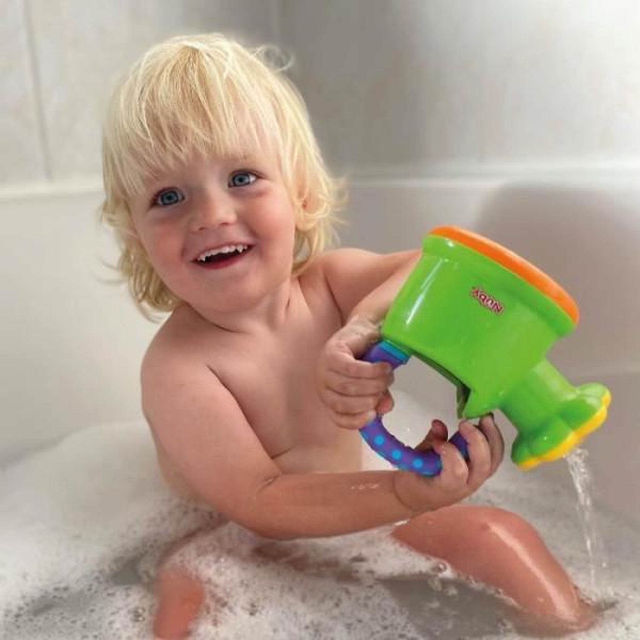 Voir la diapositive 3 : NUBY Jouet de bain - NUBY - Arrosoir amusant - Des 12 mois - Vert