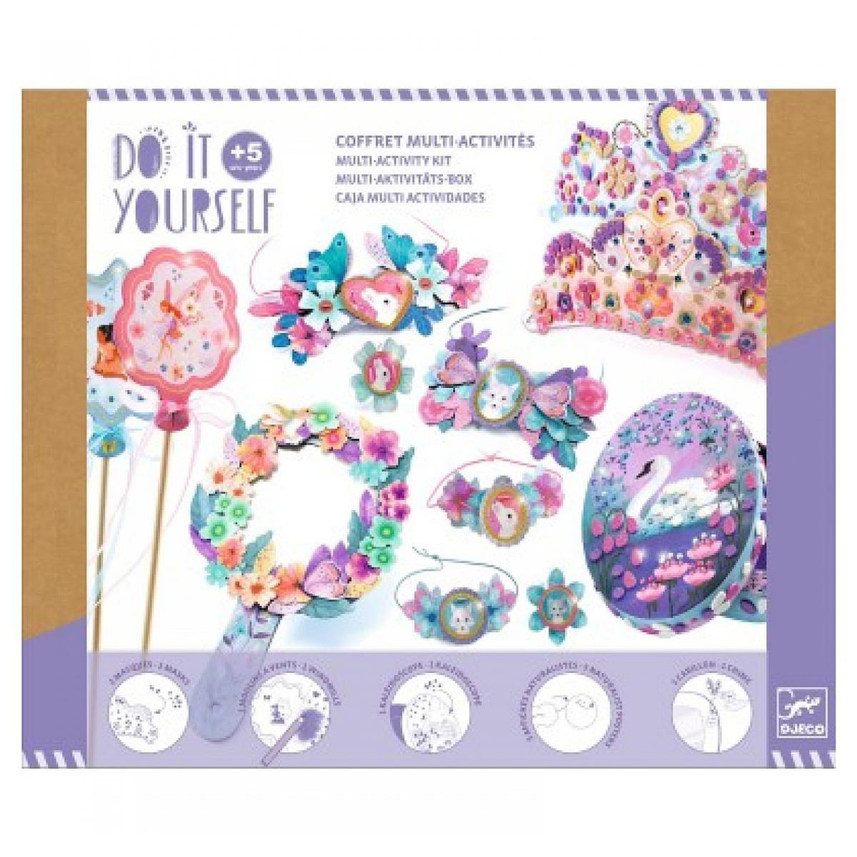 Djeco Nymphea coffret multi activites collage