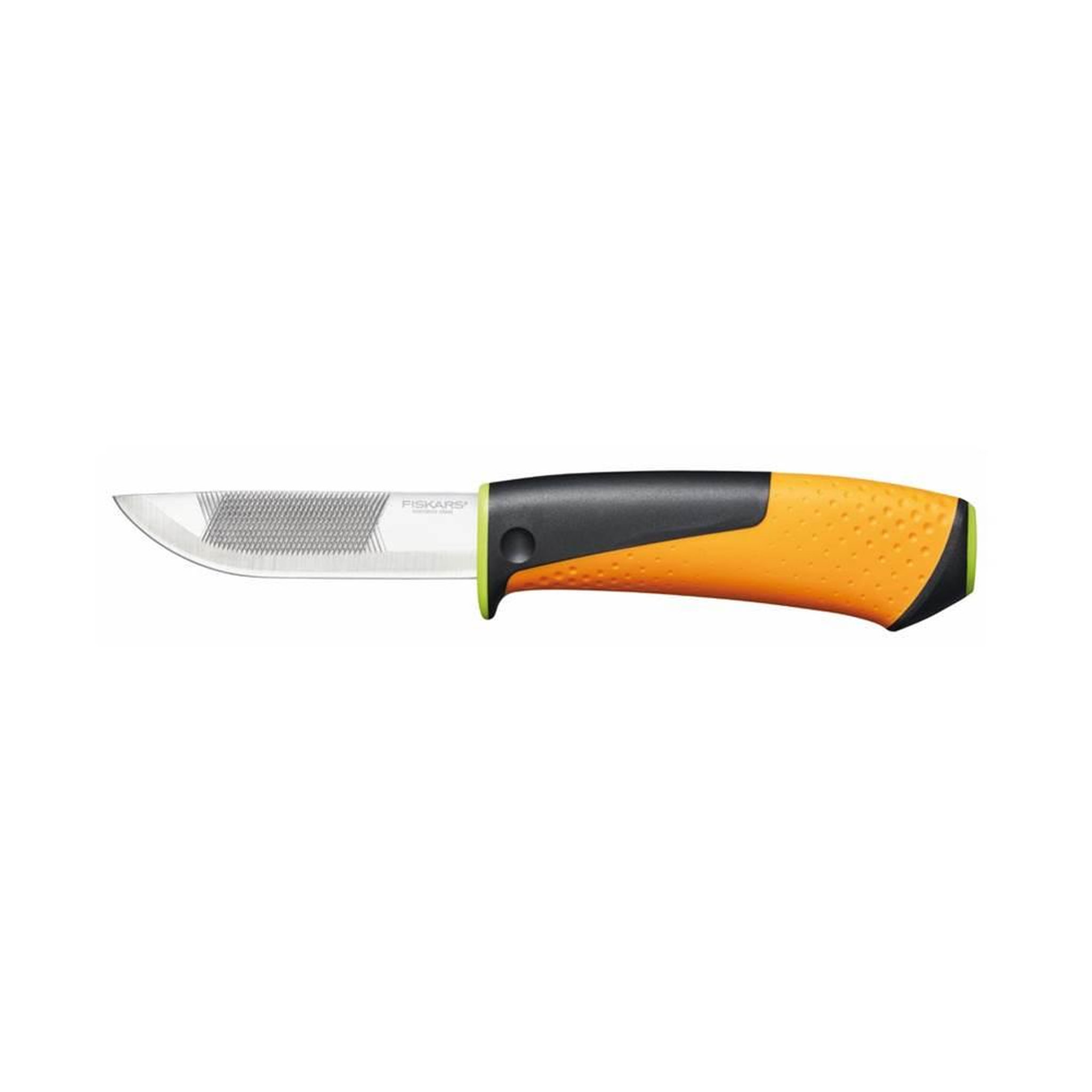 Fiskars Couteau travaux difficiles Fourreau -aiguiseur intégré - surface de frappe