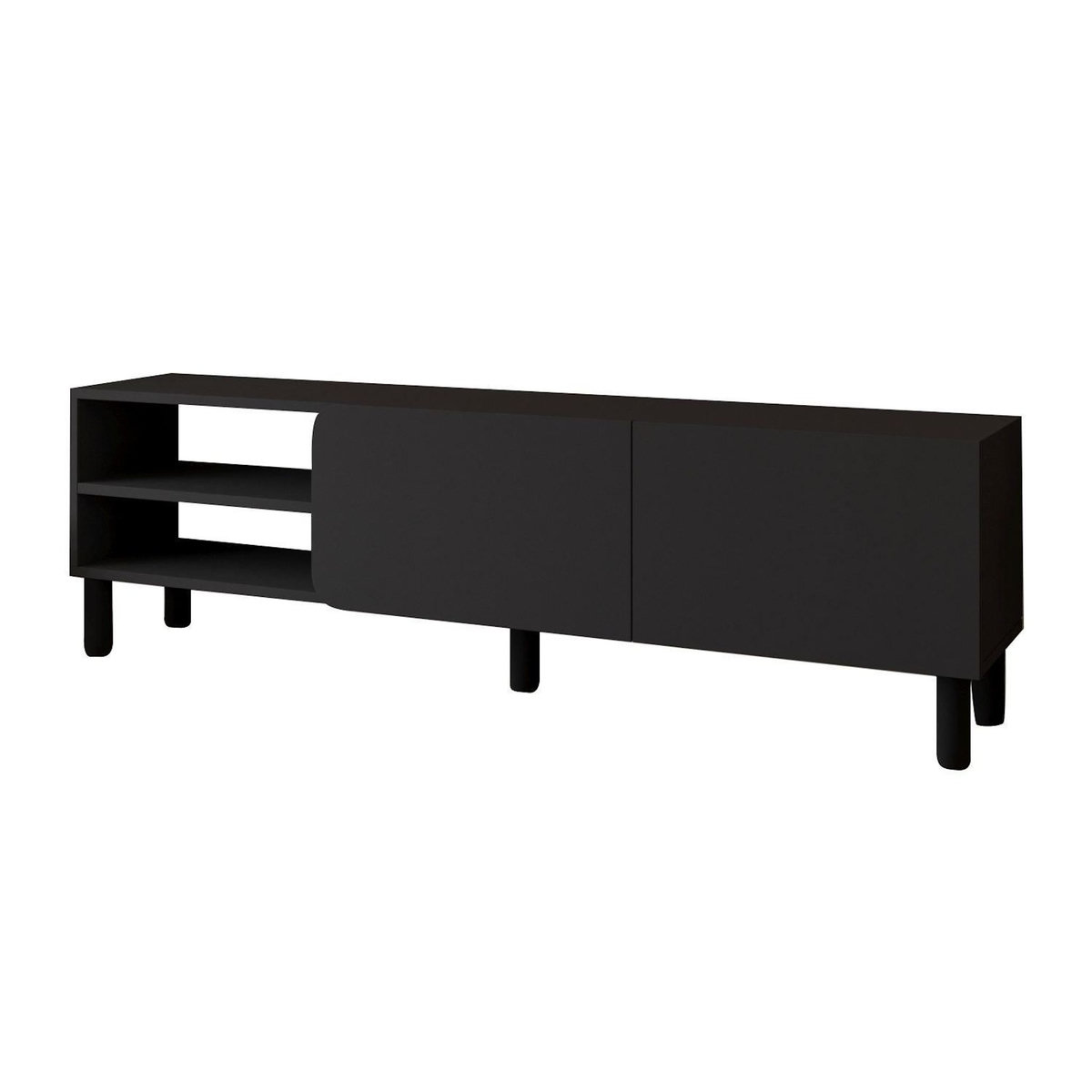Habitat et Jardin Meuble TV en bois  River  - 150 x 31.4 x 48.2 cm - Anthracite