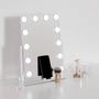 Voir la diapositive 5 : FIVE Miroir LED Pivotant  Holly  43cm Blanc