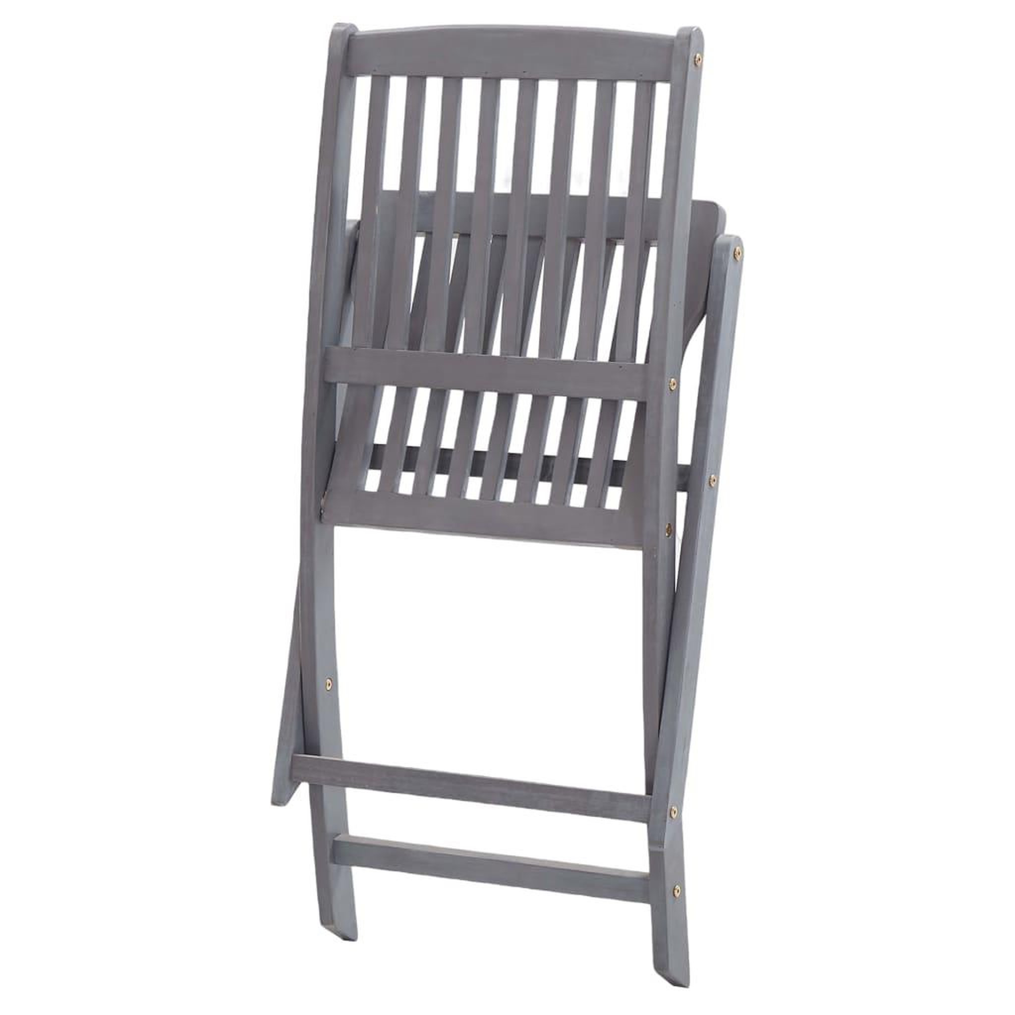 Voir la diapositive 4 : VIDAXL Chaises pliables d'exterieur lot de 8 et coussins Bois d'acacia