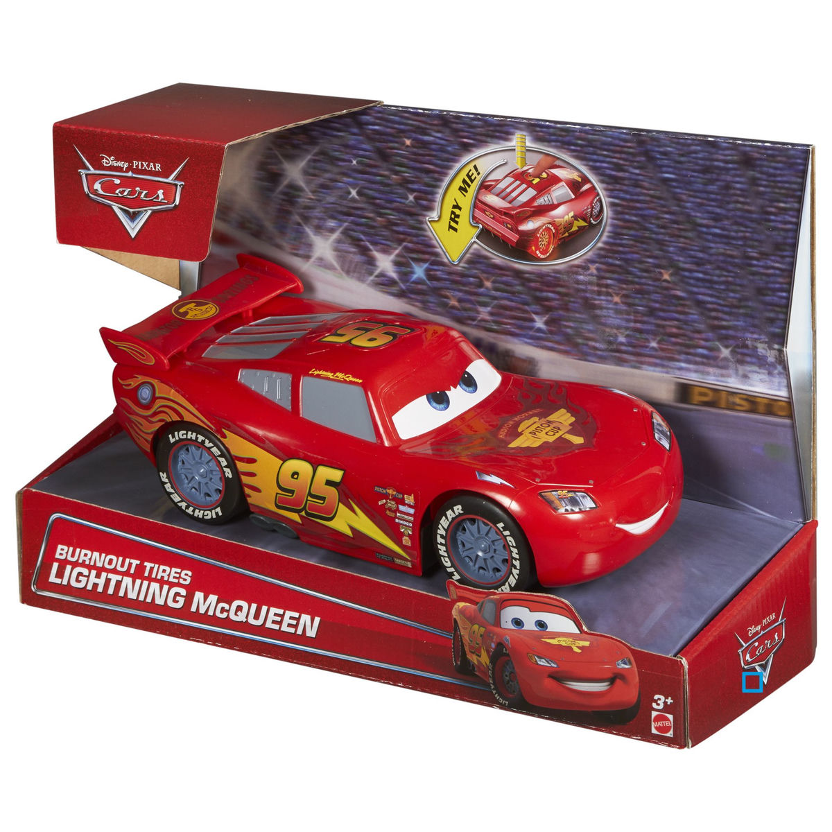 MATTEL Flash McQueen roues lumineuses Cars