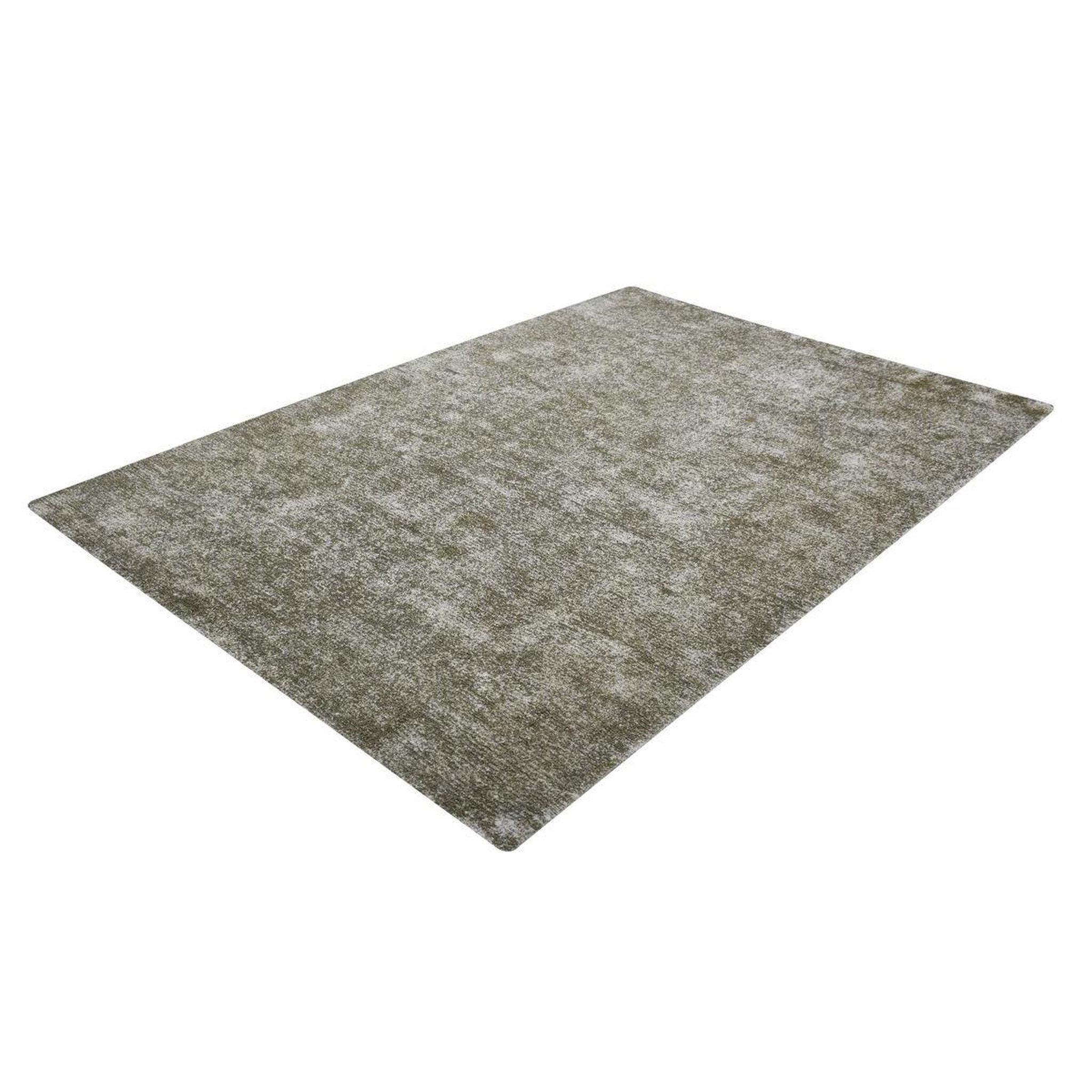 Voir la diapositive 4 : Paris Prix Tapis vintage tissé à la main  etna  argent & vert