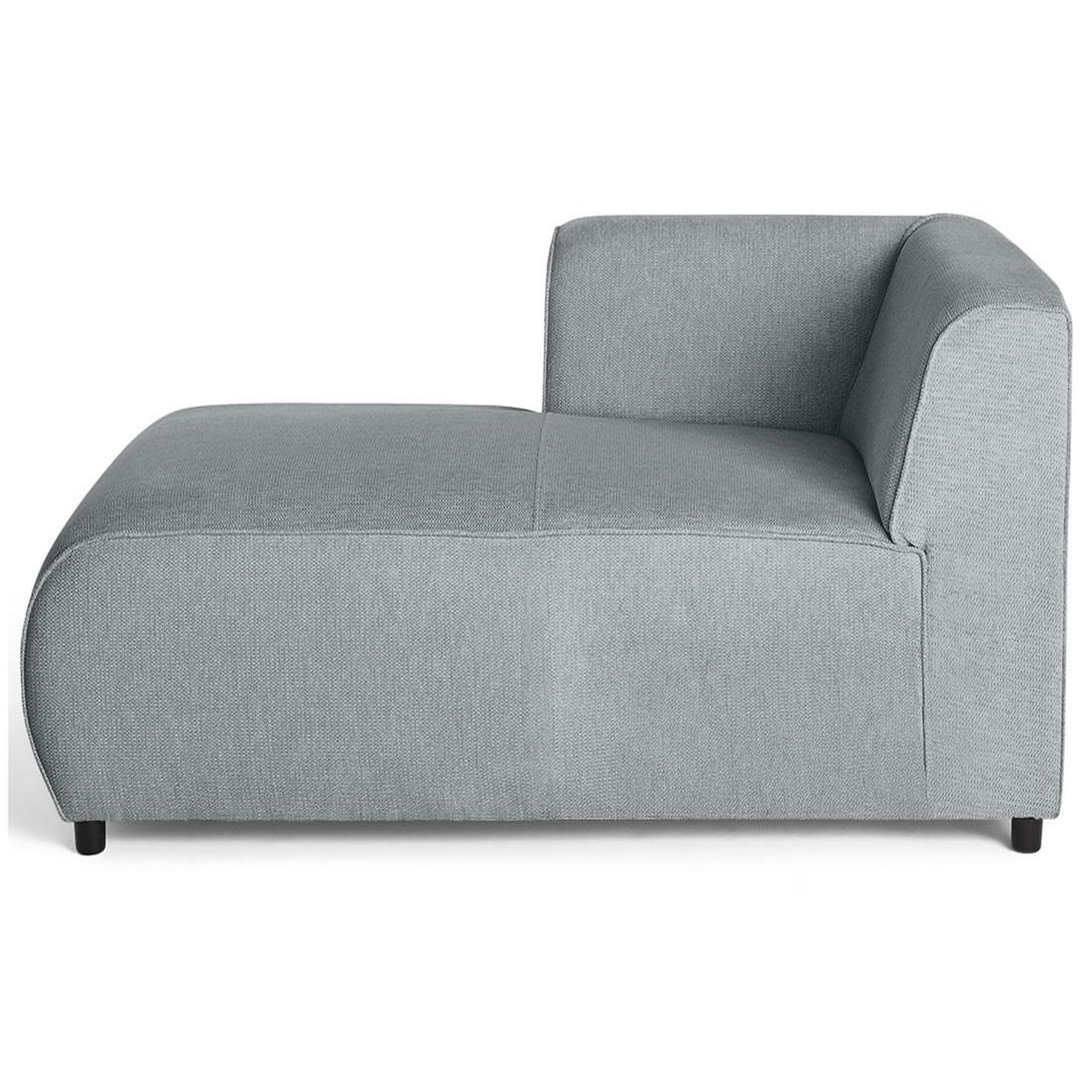 Voir la diapositive 5 : LISA DESIGN Suaro - module d'assise méridienne gauche en tissu texturé