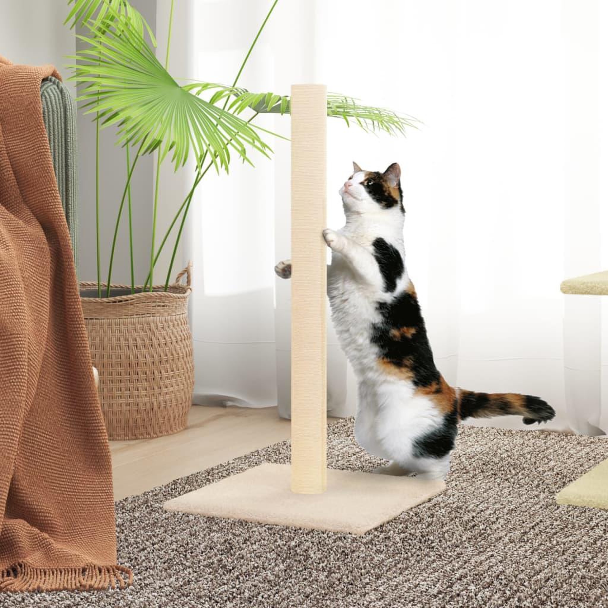 VIDAXL Arbre a chat Creme 35x35x70 cm