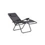 Voir la diapositive 6 : CONCEPT USINE Transat inclinable noir et gris foncé MANIHI