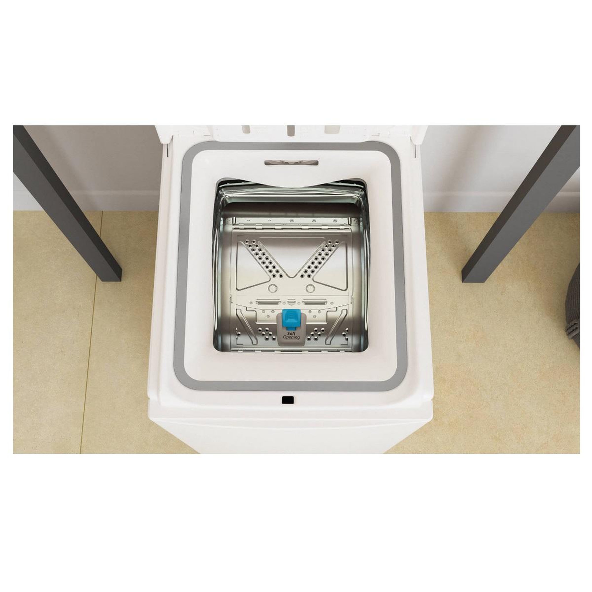 Voir la diapositive 4 : Whirlpool Lave-linge top 6.5kg 1200 tours/min blanc - TDLRBX65242BSFR