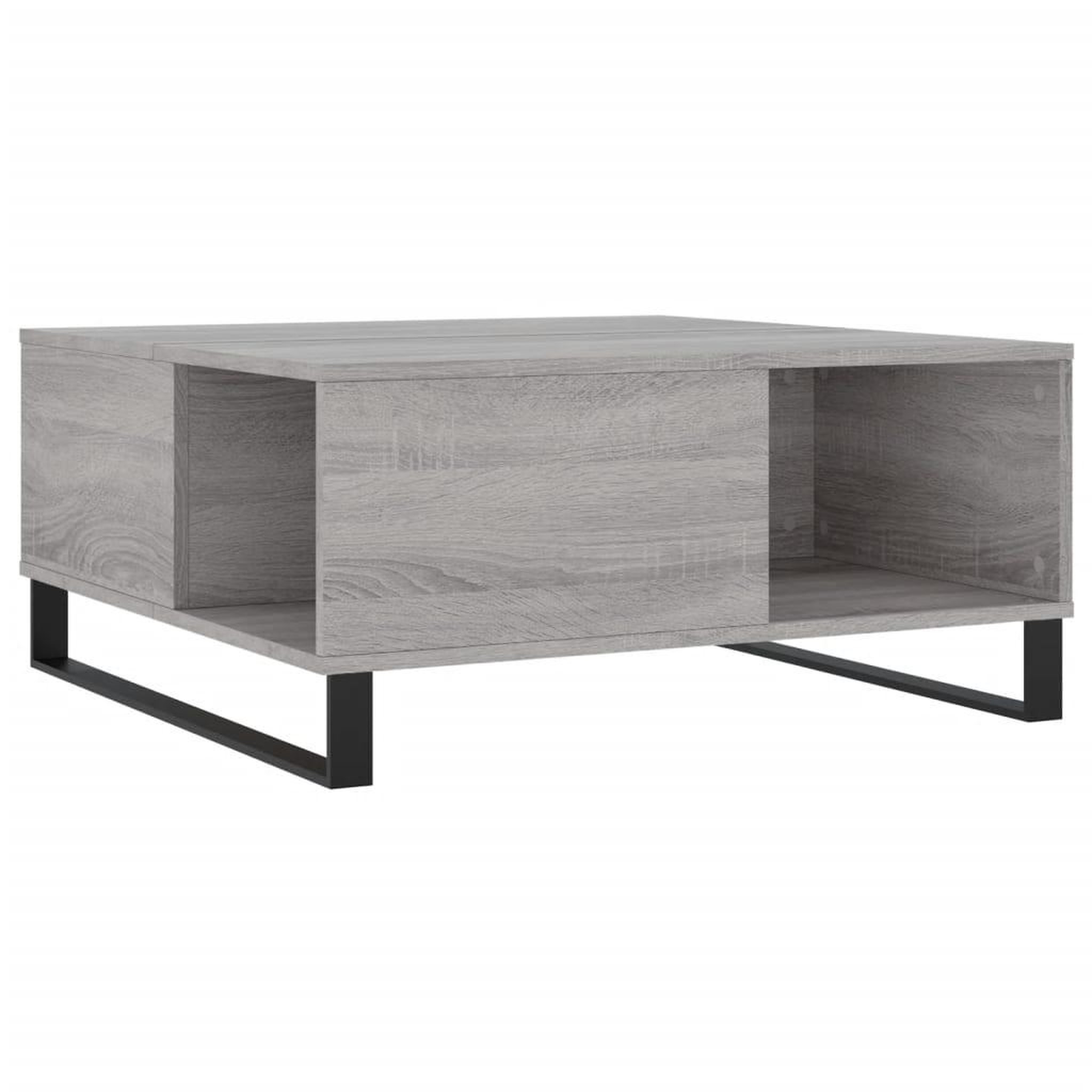 Voir la diapositive 2 : VIDAXL Table basse sonoma gris 80x80x36,5 cm bois d'ingenierie