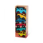 mybtoys Boite de 6 minis vehicules colorés