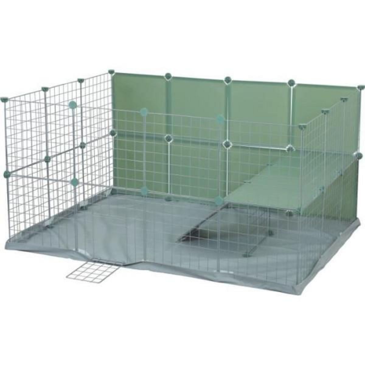 Zolux Enclos modulable - ZOLUX - Neo park - Parc pour petits animaux - Lapins - 140X105X70 - 1,84 m²