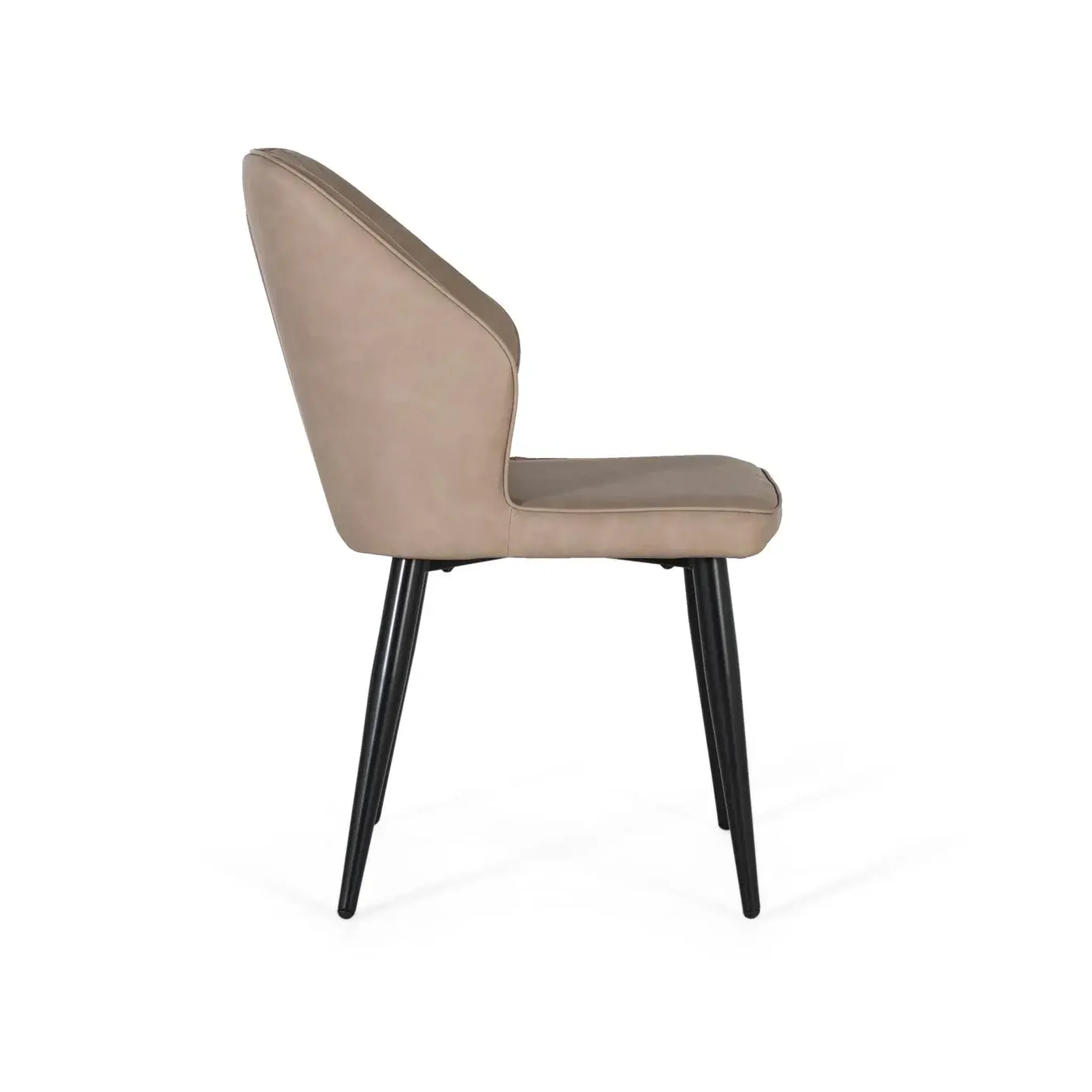Voir la diapositive 3 : GINER Y COLOMER SL Lot de 2 chaises de revêtement pu 48 cm style contemporain