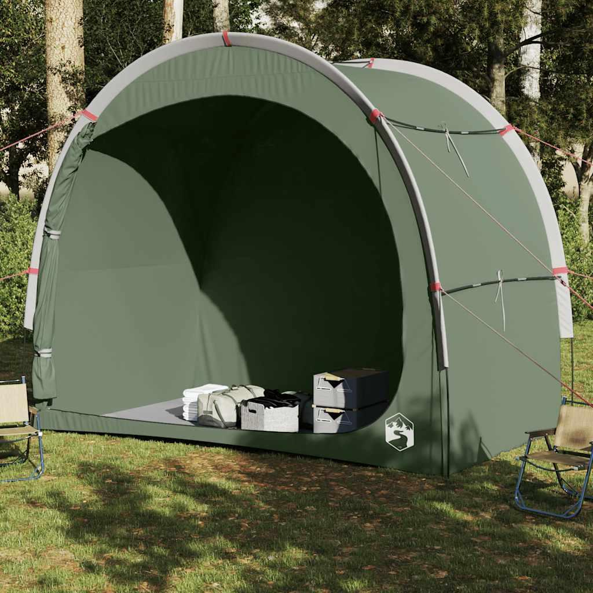 Voir la diapositive 3 : VIDAXL Tente de rangement vert impermeable