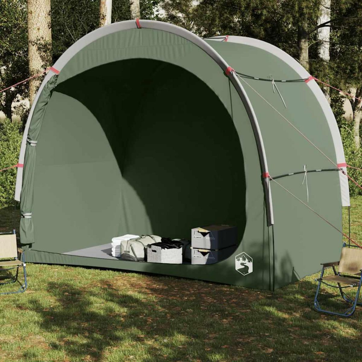 VIDAXL Tente de rangement vert impermeable