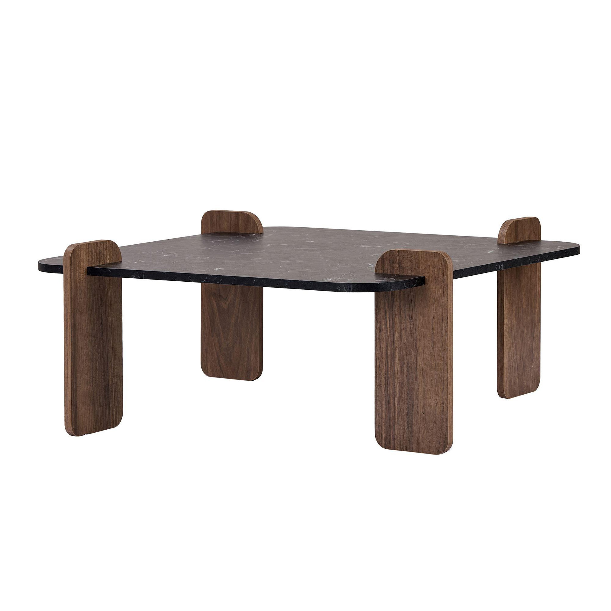 Habitat et Jardin Table basse en bois  marais  - 90 x 90 x 35 cm - noir