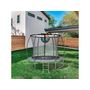 Voir la diapositive 2 : Habitat et Jardin Trampoline avec filet intérieur  jumper  - Ø 4,60 m - Gris