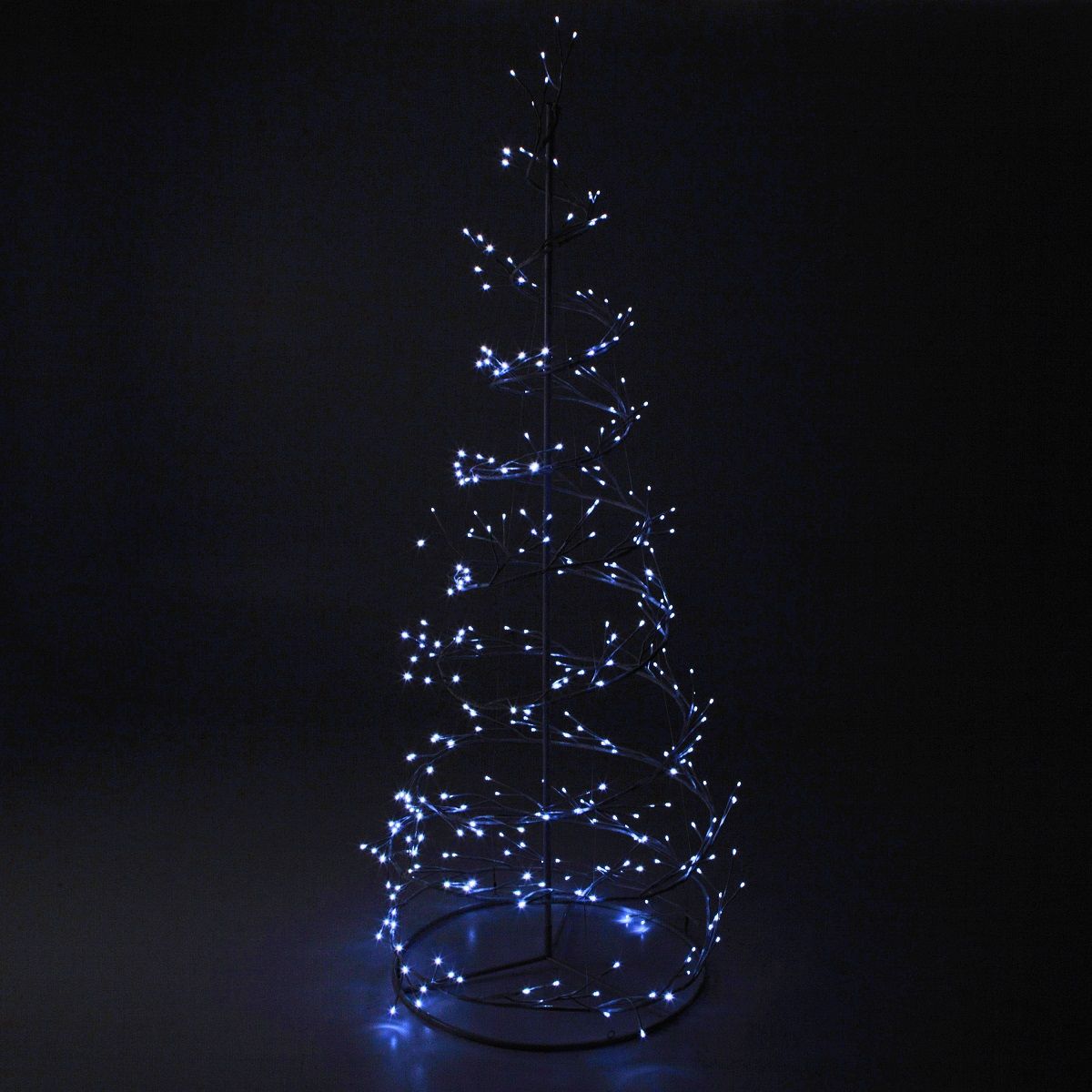 ACTUEL Sapin Spirale lumineux avec branches et LED H2.3m