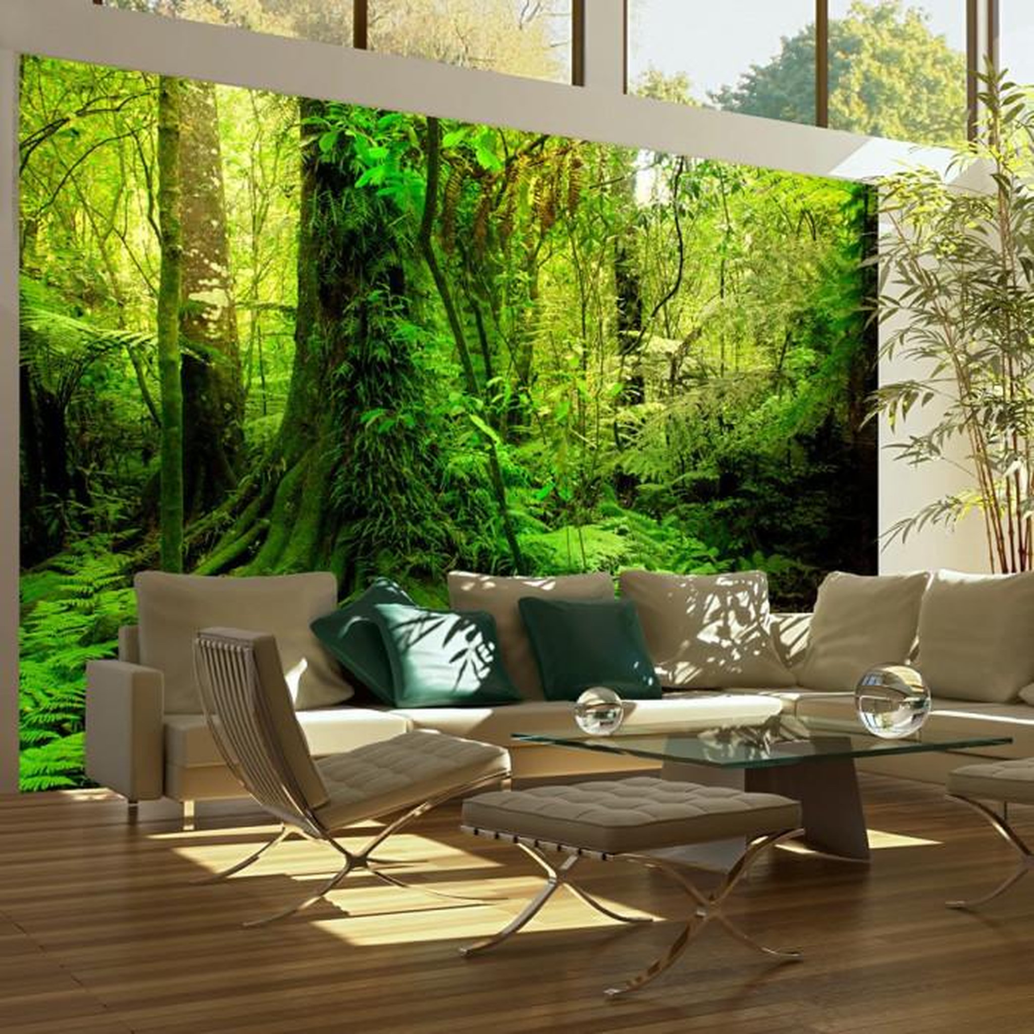 Paris Prix Papier Peint  Jungle. Coloris disponibles : Multicolore