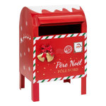 ATMOSPHERA Boîte aux Lettres de Noël  Pôle Nord  36cm Rouge
