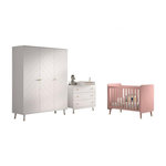 Vipack Billy set commode table à langer armoire lit Rose
