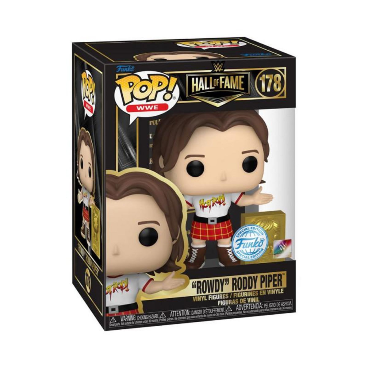 Funko Figurine Funko Pop and Buddy WWE Hall of Fame Rowdy Roddy Piper