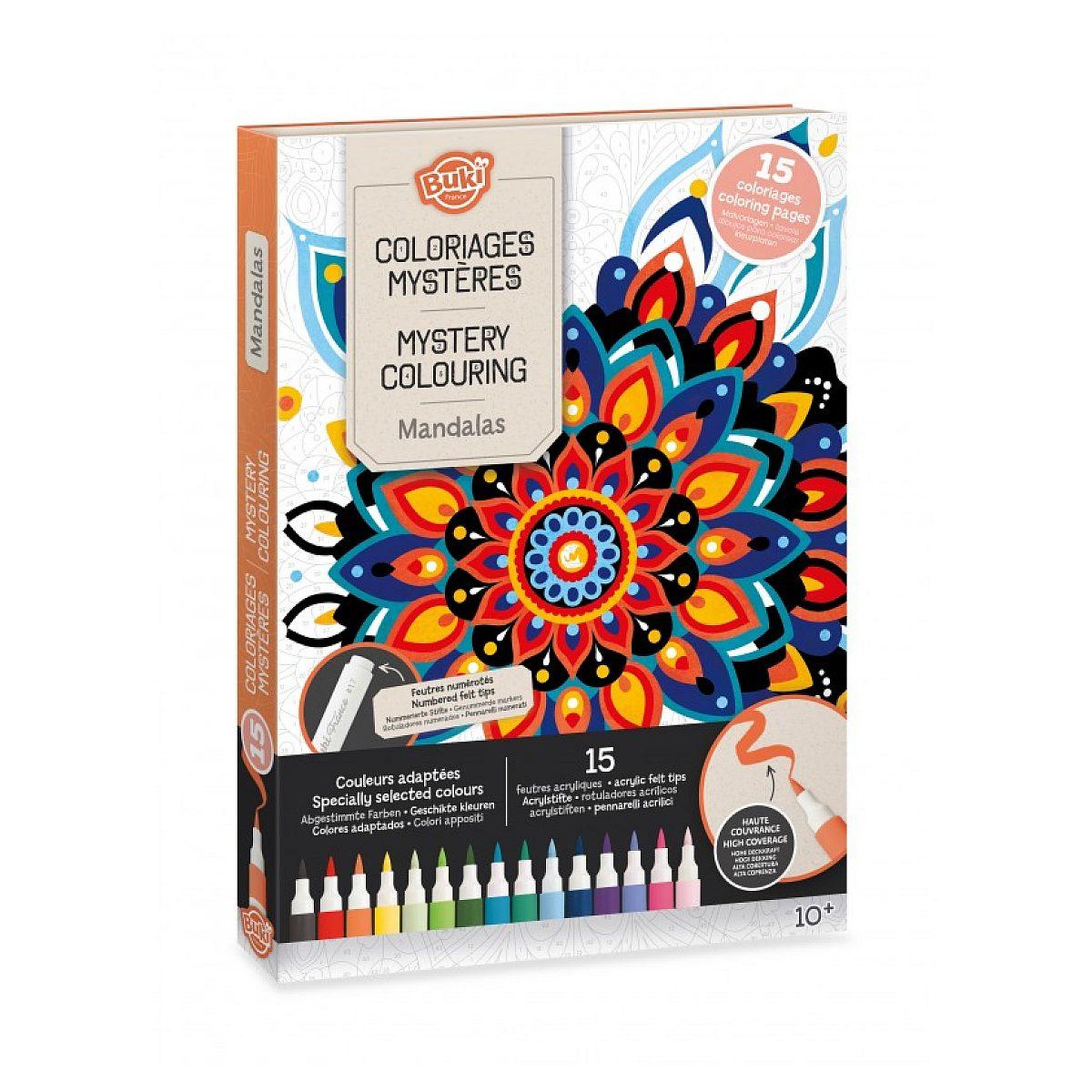 BUKI Coloriages mysteres - mandalas