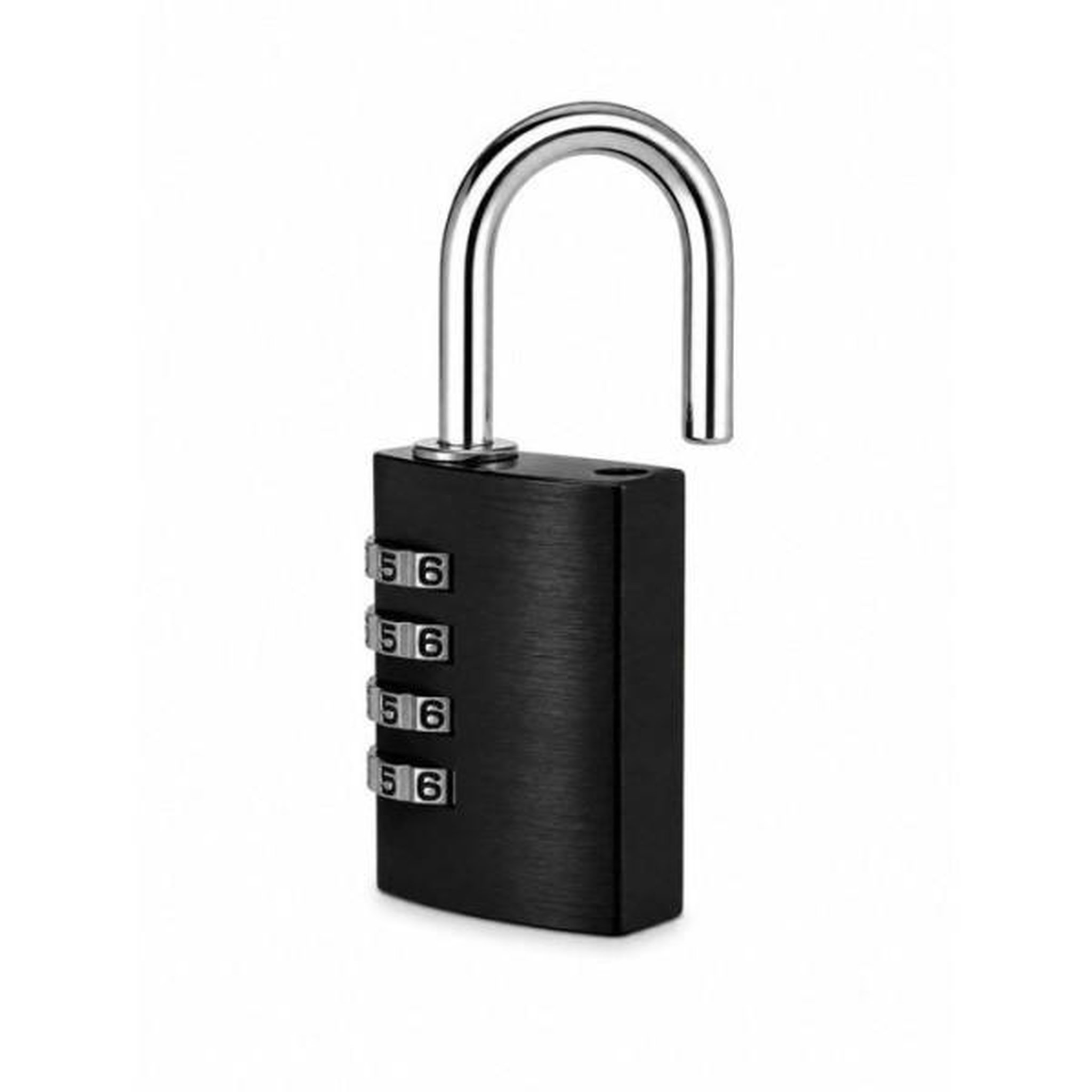 Voir la diapositive 4 : ABUS Cadenas a combinaison - ABUS - 145/40 - 4 chiffres - Aluminium noir - Protection renforcée