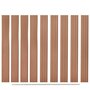 Voir la diapositive 1 : VIDAXL Panneaux de cloture de remplacement 9 pcs WPC 170 cm Marron