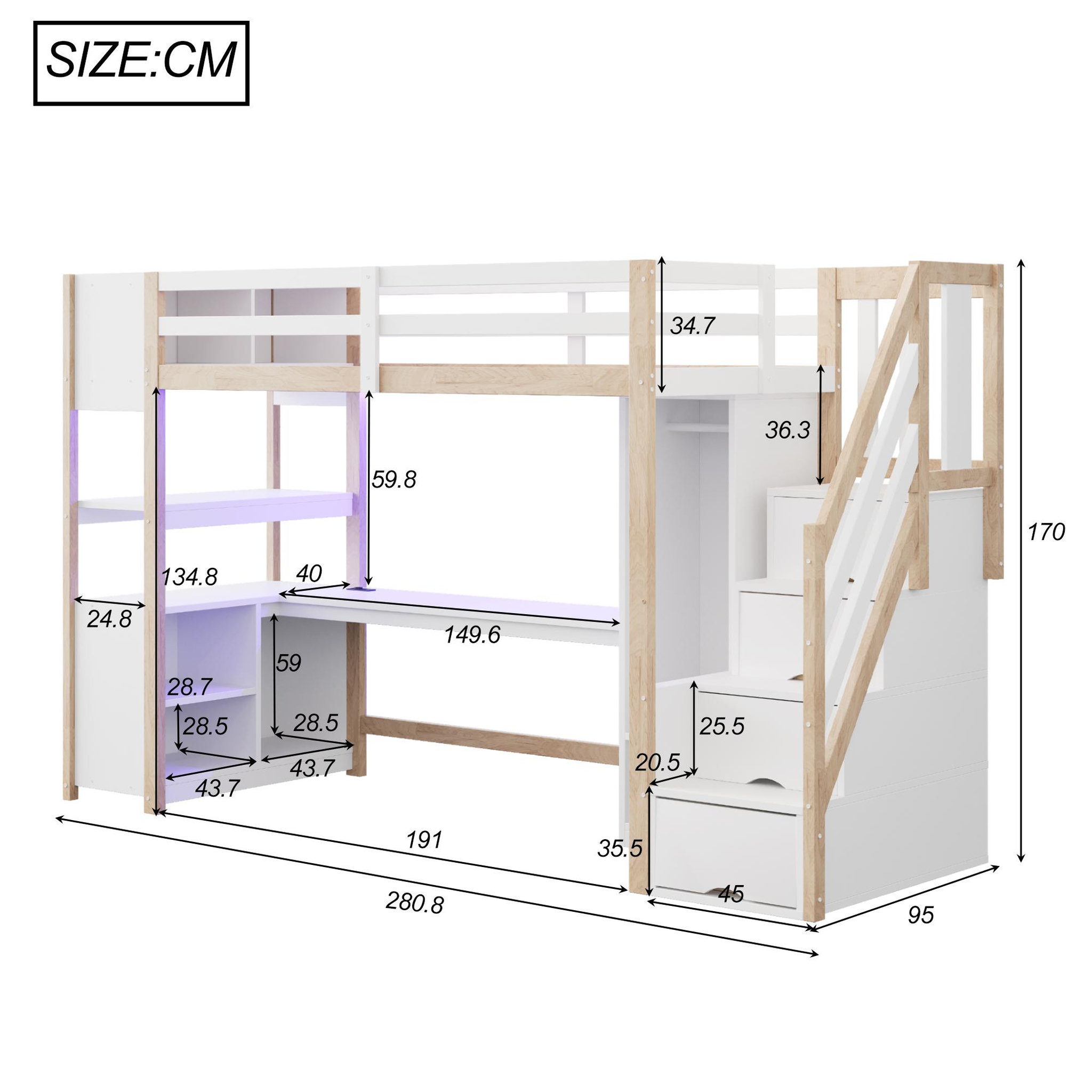 Voir la diapositive 3 : MERAX Lit mezzanine