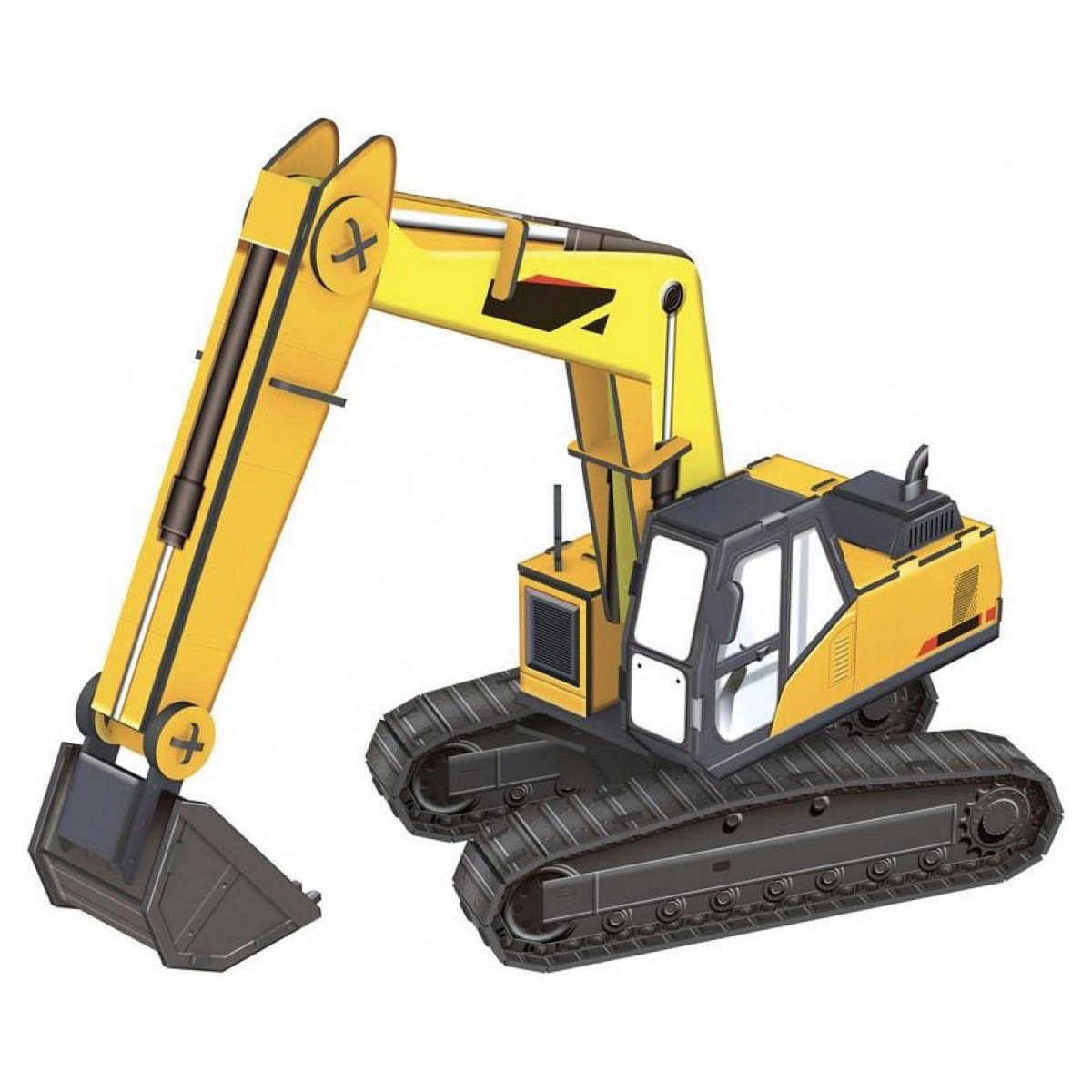 Graine créative Pelleteuse maquette 3D carton mousse