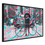 Paris Prix Affiche Murale Encadrée  Interspecies Love. Coloris disponibles : Jaune, Noir