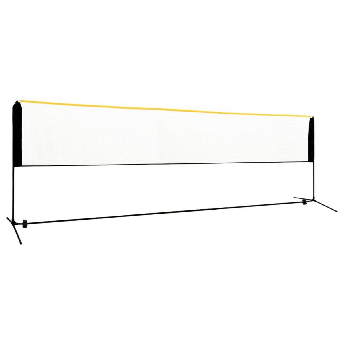 VIDAXL Filet de badminton reglable 500x103x94-158 cm Metal