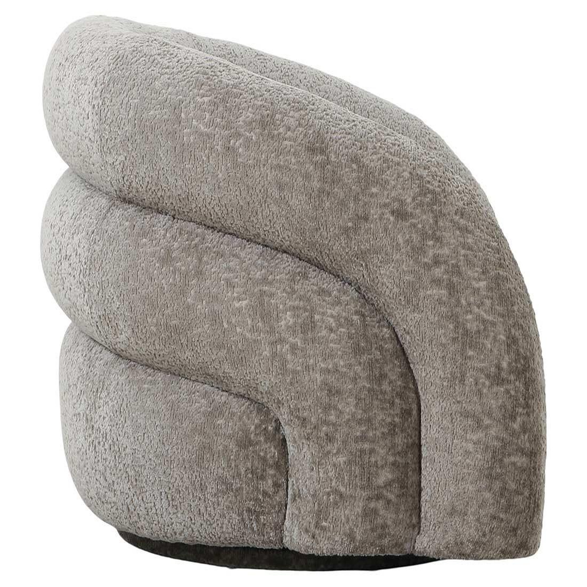 Voir la diapositive 3 : LISA DESIGN Nicolo - fauteuil pivotant - en tissu texturé